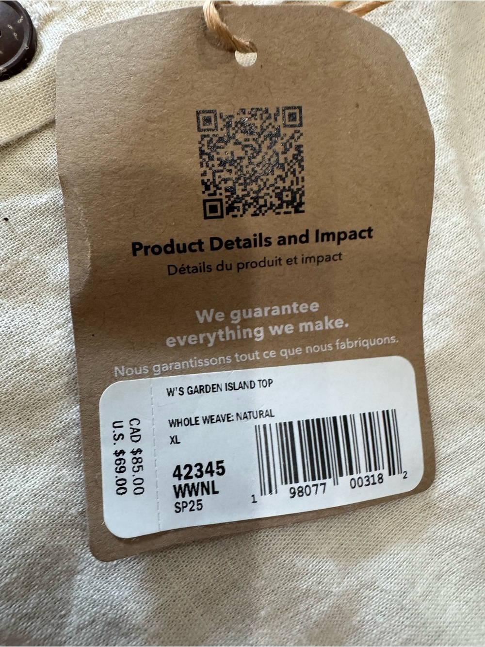 Patagonia Women's Light Beige
Garden Island Tank Top - Picture 12 of 13